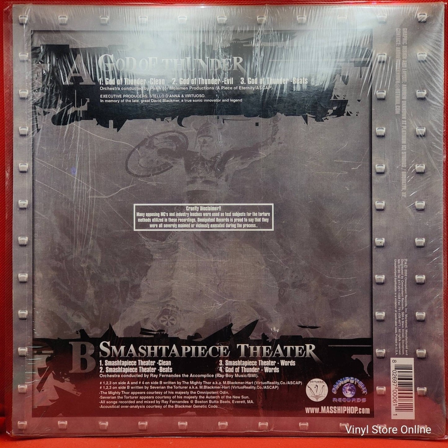 Virtuoso ‎– God Of Thunder - Vinyl Store Online