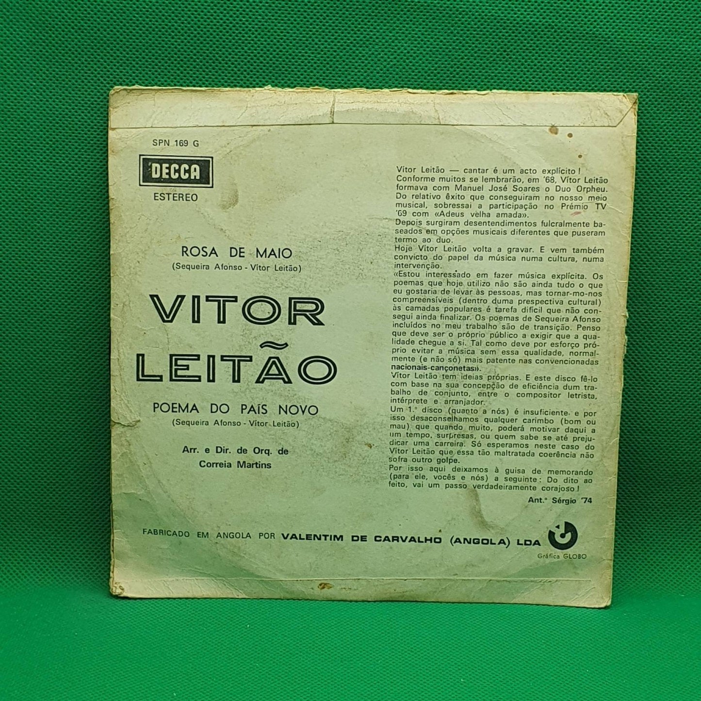 Vitor Leitao – Rosa De Maio - Vinyl Store Online
