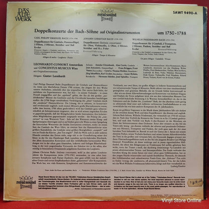 W. Friedemann, Ph. Emanuel, J. Christian ‎– Double Concertos By Bach's Sons On Original Instruments 1750–1788 - Vinyl Store Online