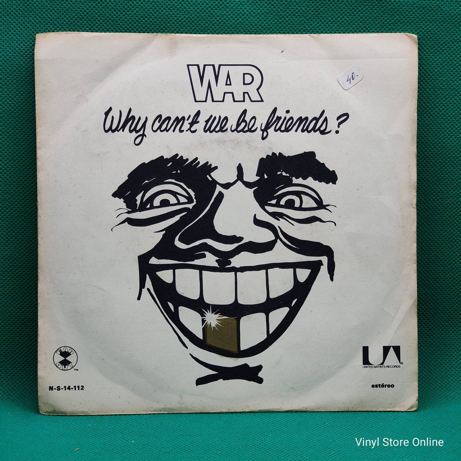 War ‎– Why Can't We Be Friends? - Vinyl Store Online