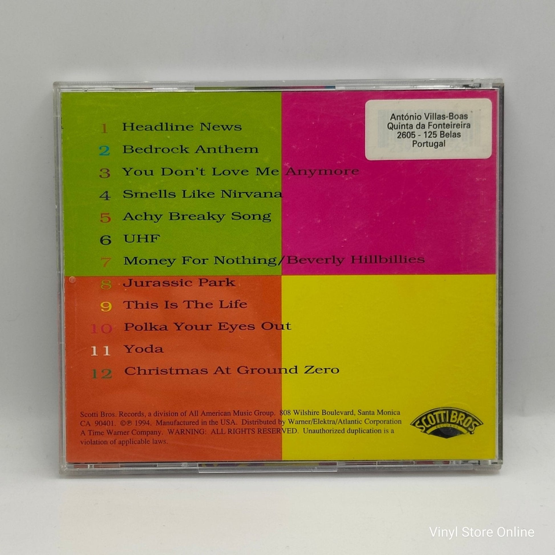 "Weird Al" Yankovic – Greatest Hits Volume II - Vinyl Store Online