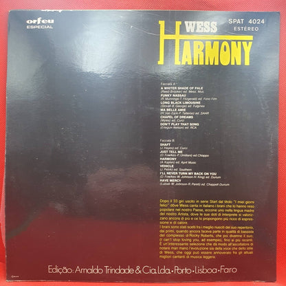 Wess ‎– Harmony - Vinyl Store Online