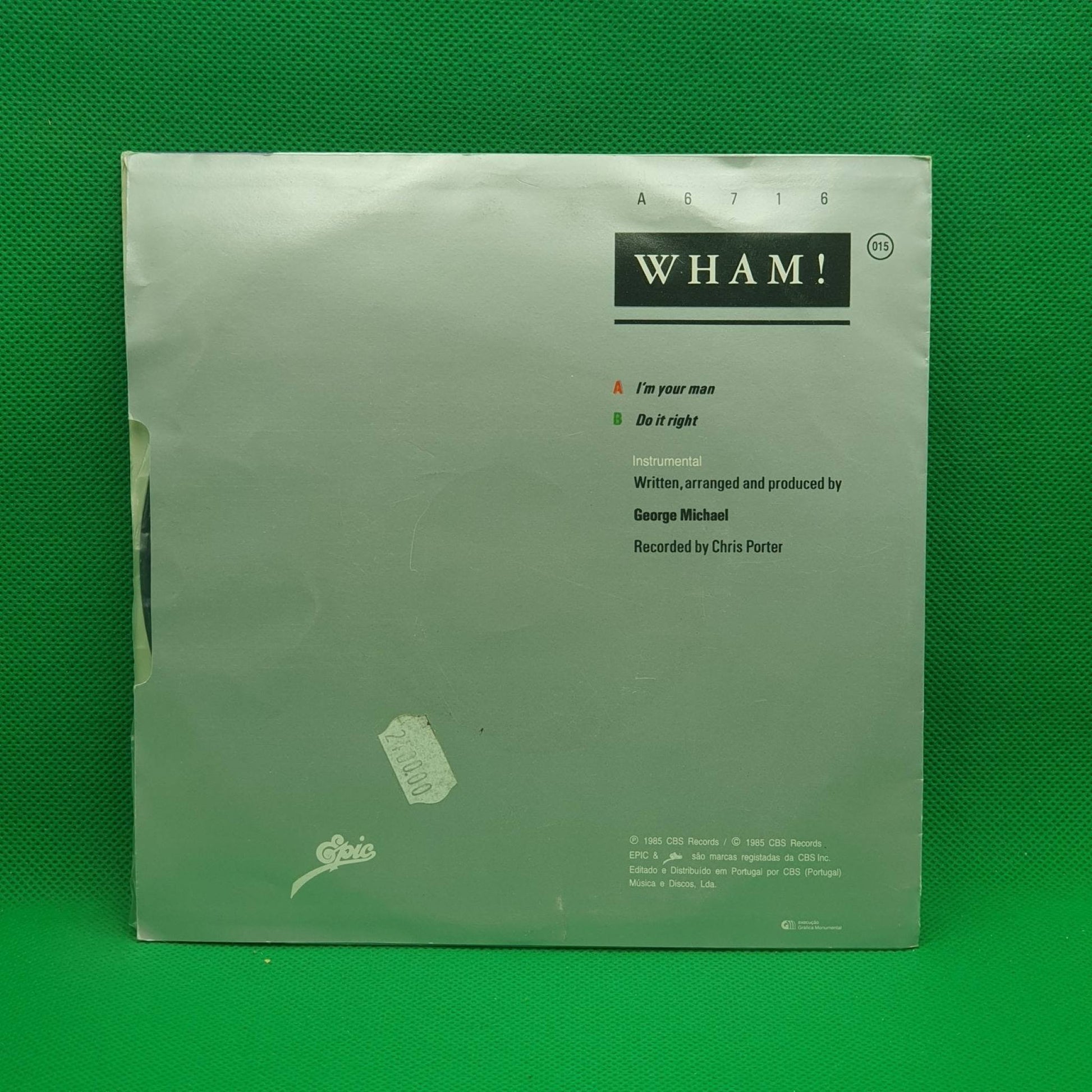 Wham! ‎– I'm Your Man - Vinyl Store Online