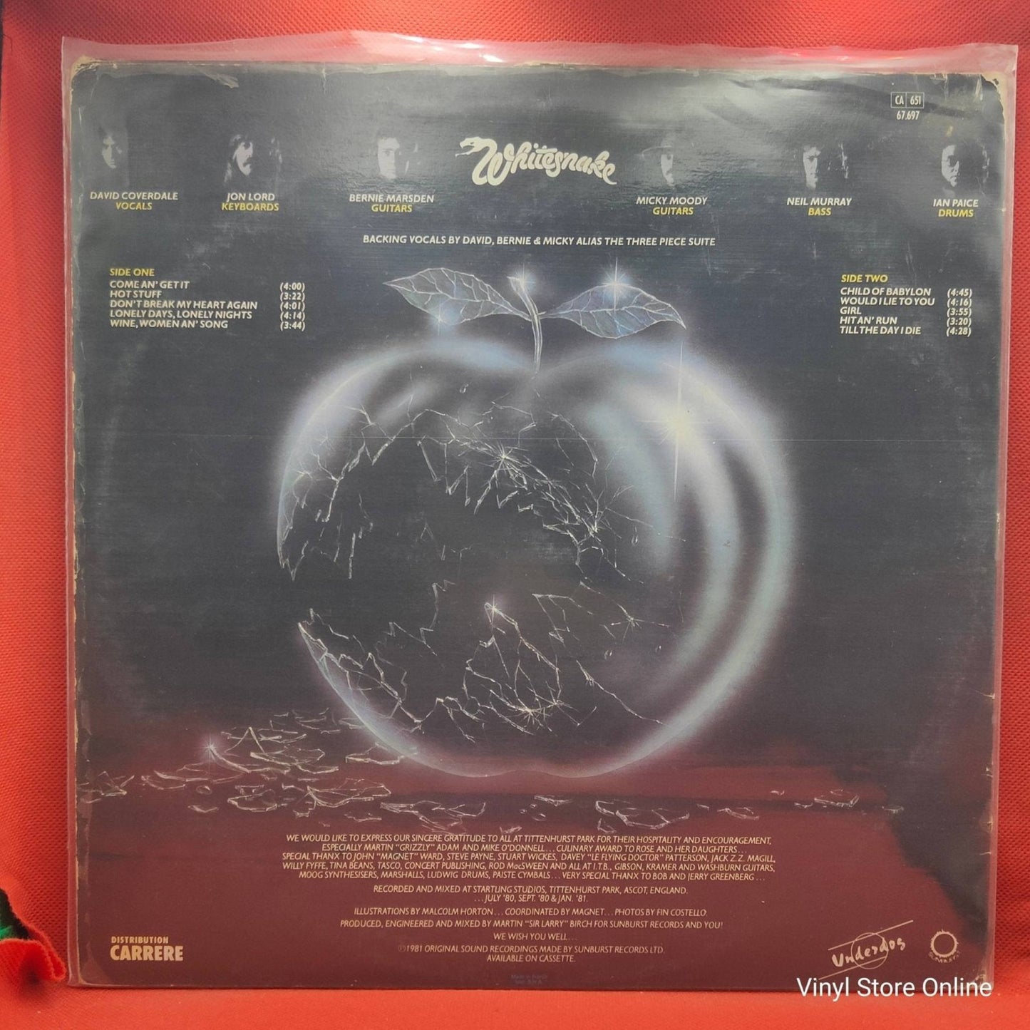 Whitesnake ‎– Come An' Get It - Vinyl Store Online