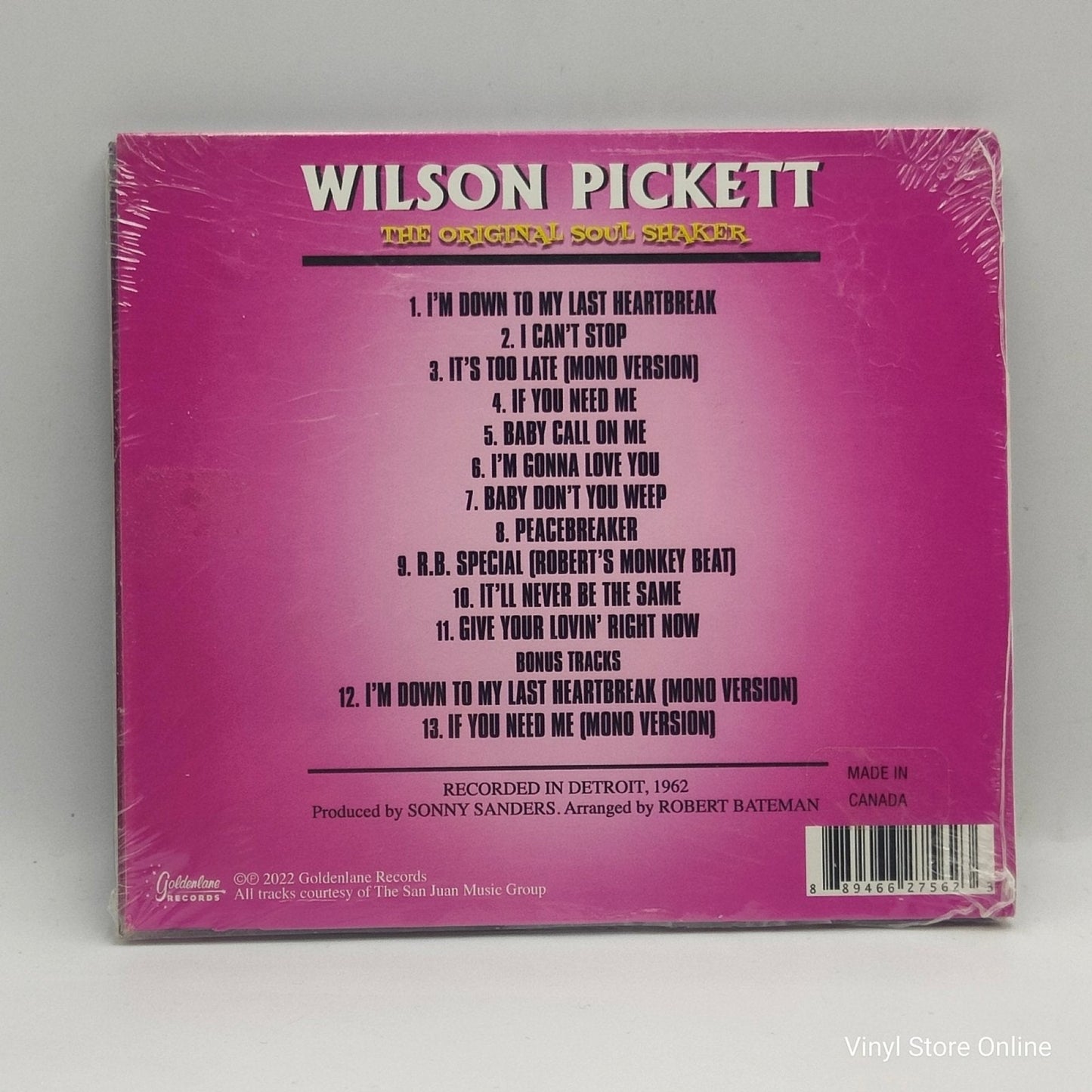 Wilson Pickett ‎– The Original Soul Shaker - Vinyl Store Online