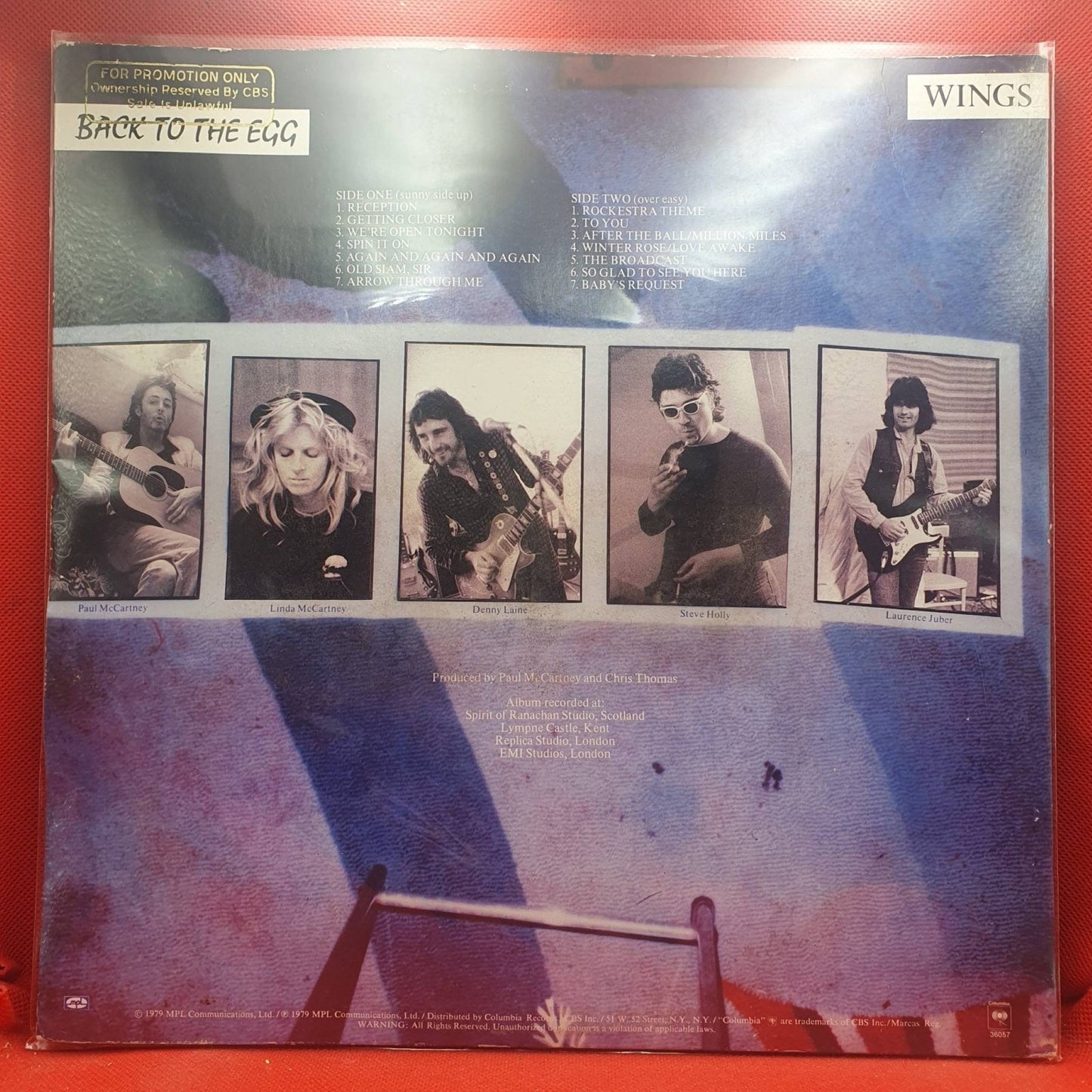 Wings ‎– Back To The Egg - Vinyl Store Online