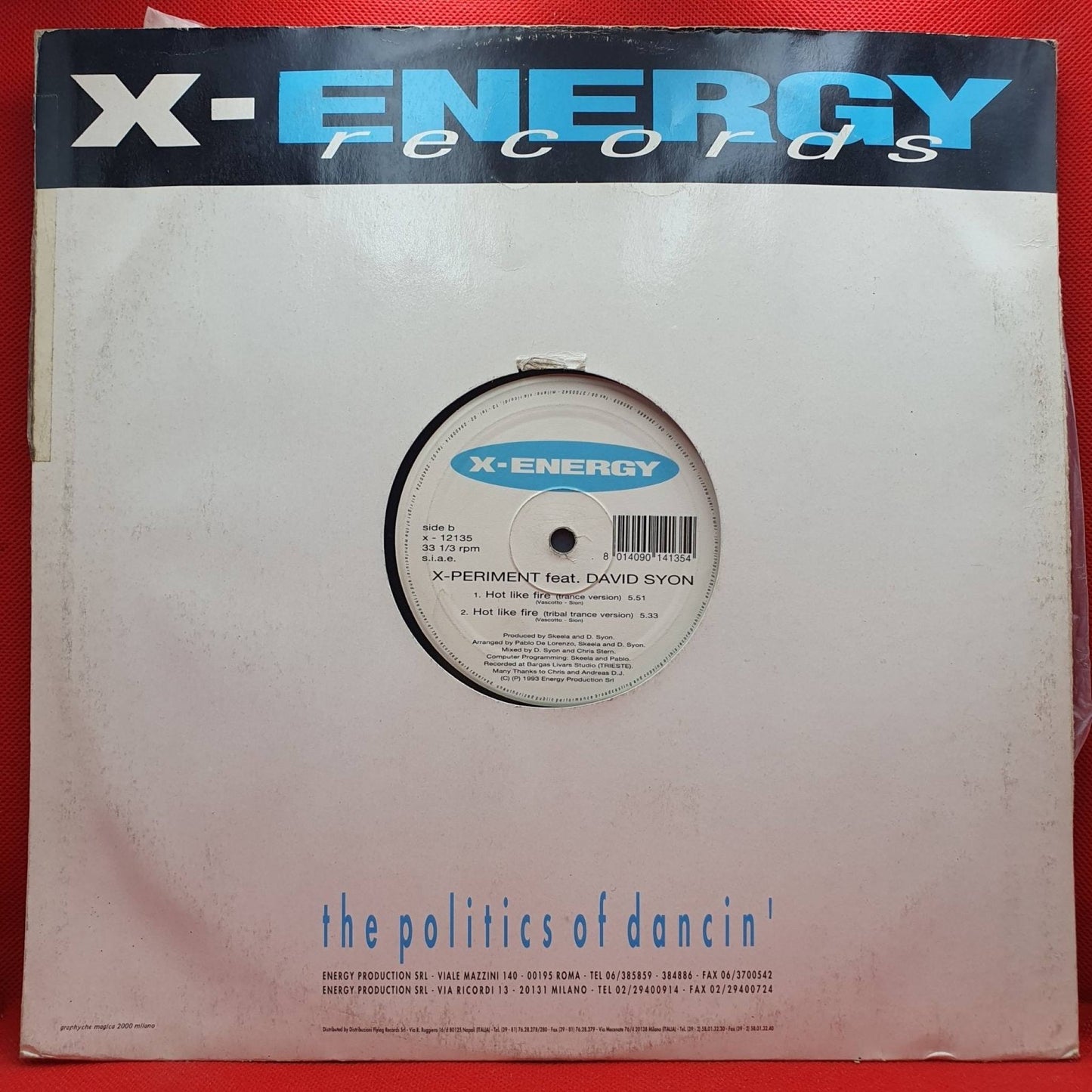 X - Periment ‎– Light My Fire - Vinyl Store Online