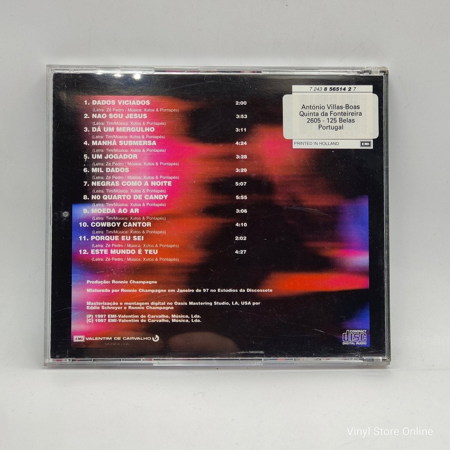 Xutos & Pontapés ‎– Dados Viciados - Vinyl Store Online