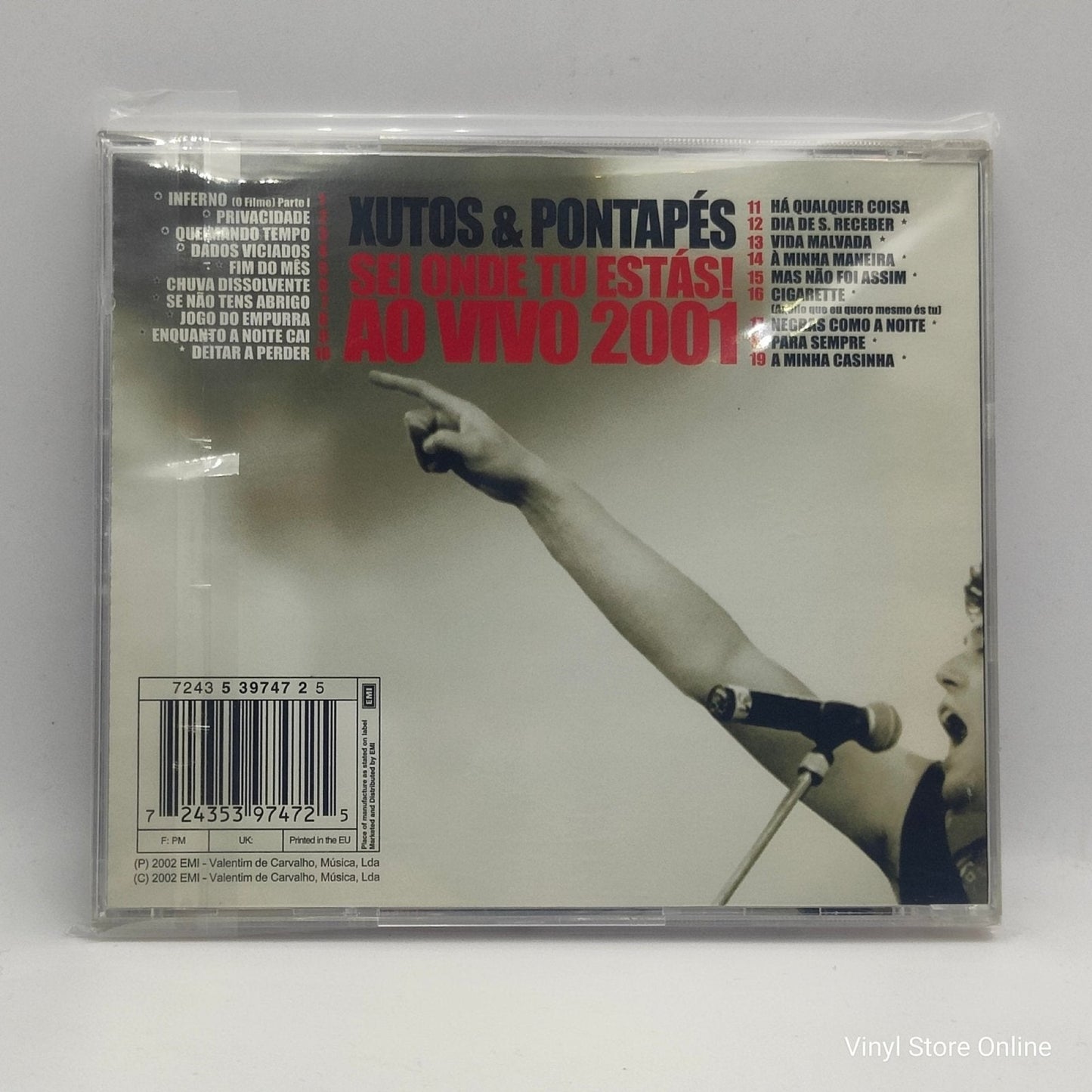 Xutos & Pontapés ‎– Sei Onde Tu Estás! Ao Vivo 2001 - Vinyl Store Online