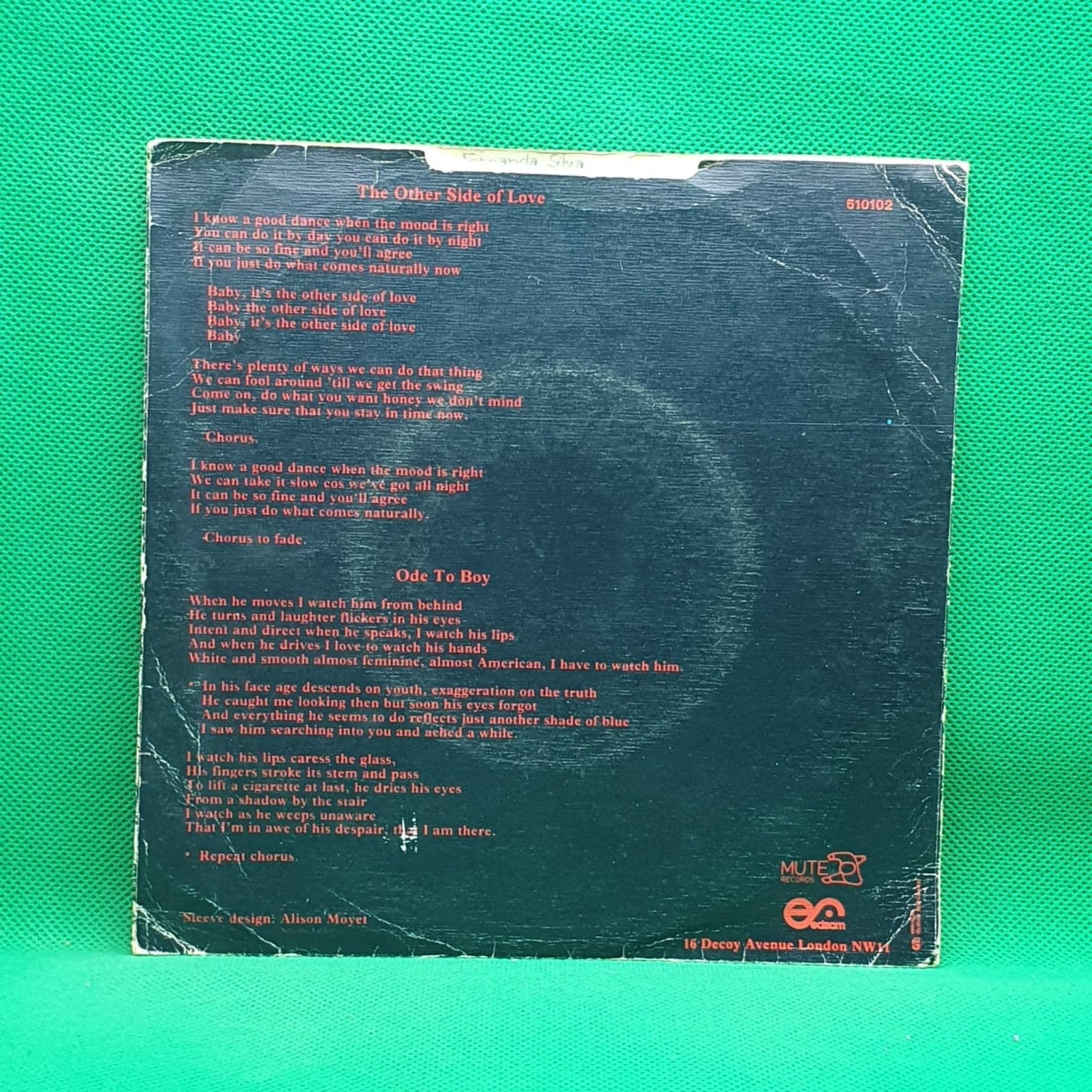 Yazoo ‎– The Other Side Of Love - Vinyl Store Online
