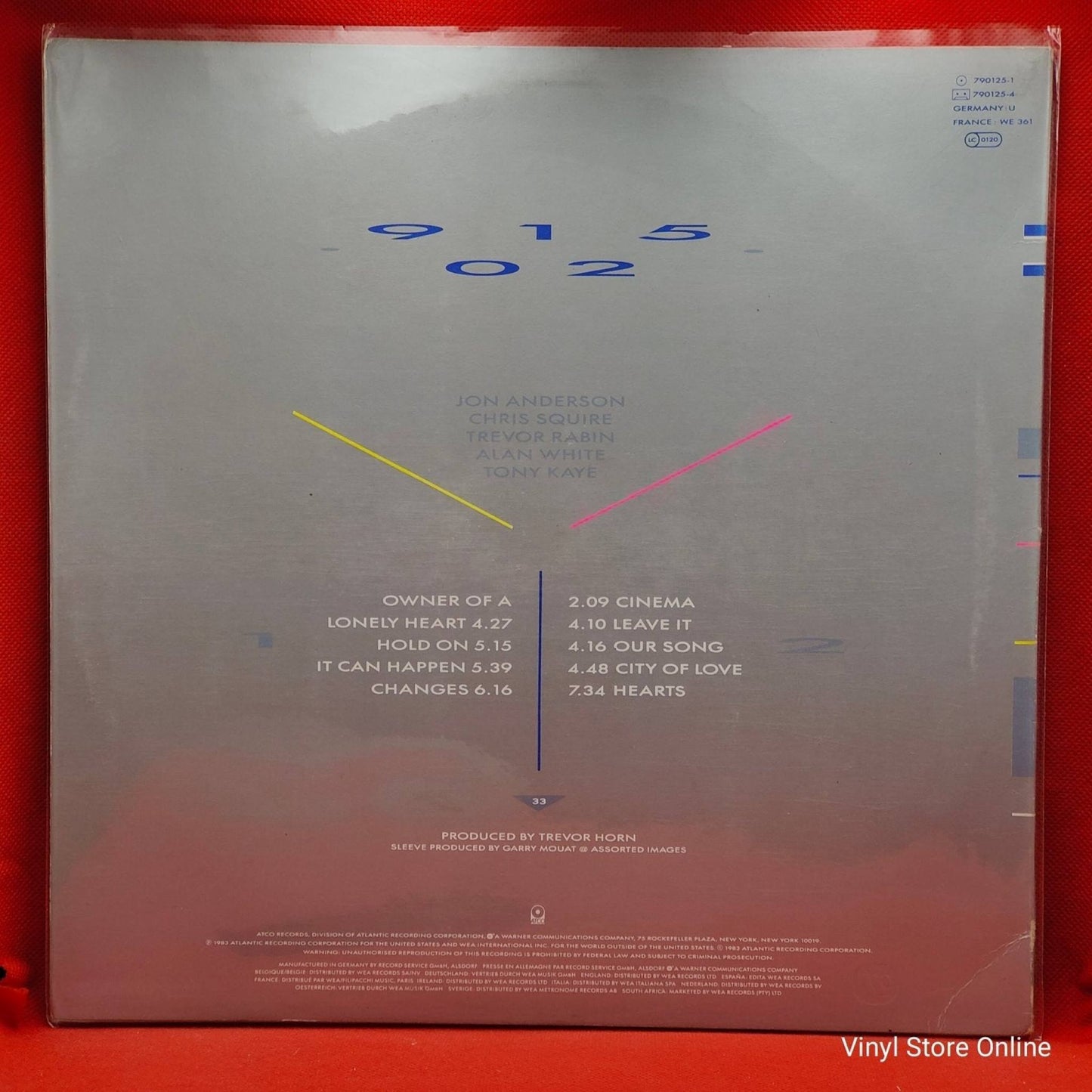 Yes ‎– 90125 - Vinyl Store Online