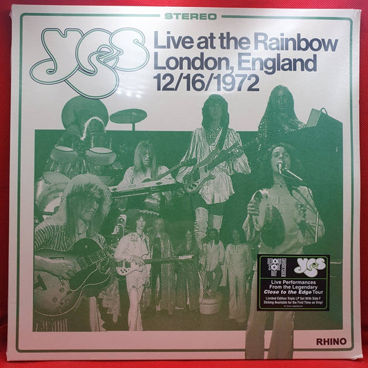 Yes ‎– Live At The Rainbow London, England 12/16/1972 - Vinyl Store Online
