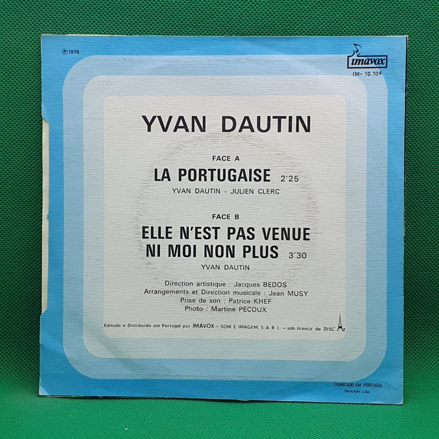 Yvan Dautin ‎– La Portugaise - Vinyl Store Online