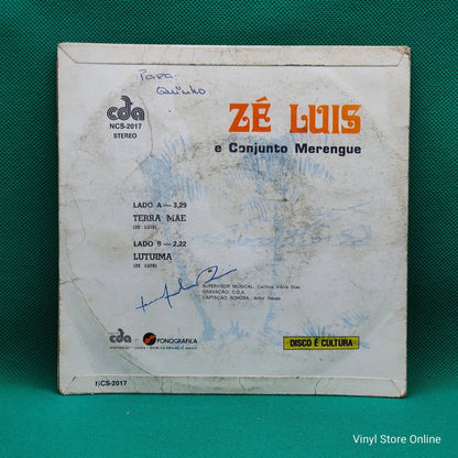 Zé Luis e Conjunto Merengue ‎– Terra Mãe / Lutuima - Vinyl Store Online