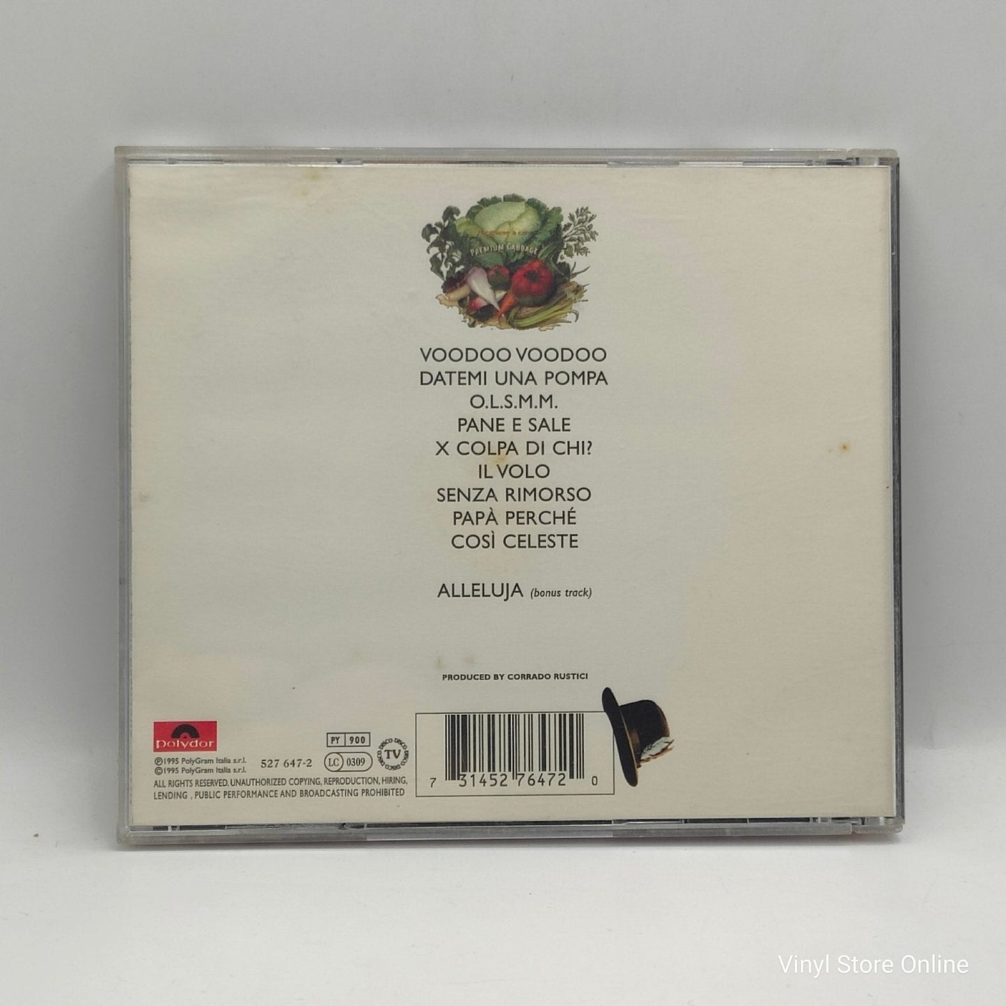Zucchero Sugar Fornaciari ‎– SpiritoDiVino - Vinyl Store Online