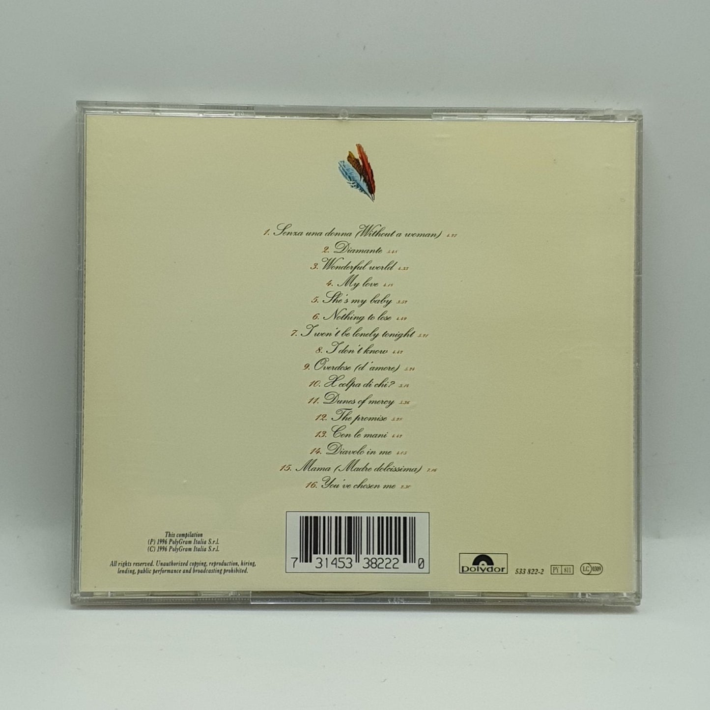 Zucchero ‎– The Best Of Zucchero Sugar Fornaciari's Greatest Hits - Vinyl Store Online